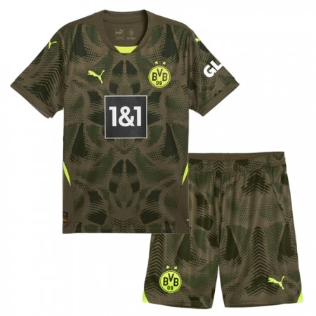 Borussia Dortmund Målmand Børn Udebane 2024-25 - Fodboldtrøjer (S/S)